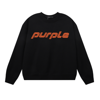 Purple 2024  Men's Long-Sleeve T-shirt Sweatshirt 1133