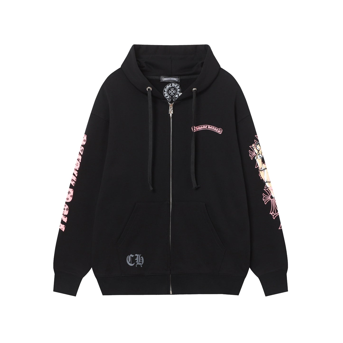 CH-Chrome Hearts Zip Up Hoodie 9821