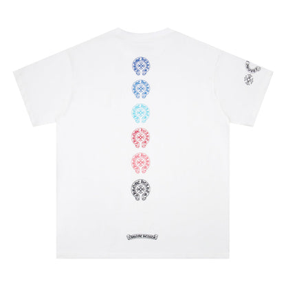 Chrome Hearts Multi Color Horse Shoe T-shirt K6048