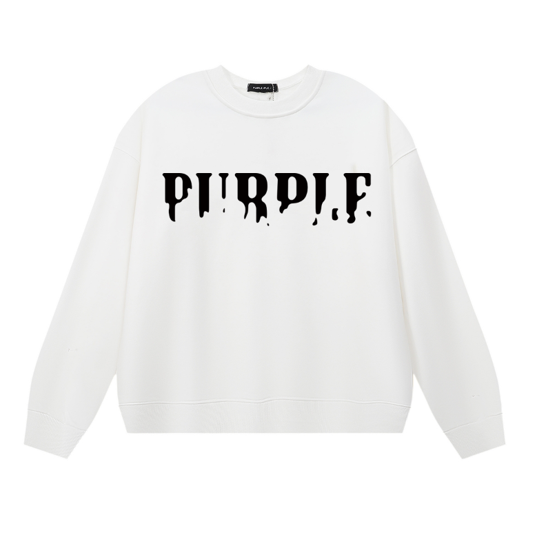 Purple 2024  Men's Long-Sleeve T-shirt Sweatshirt 1142